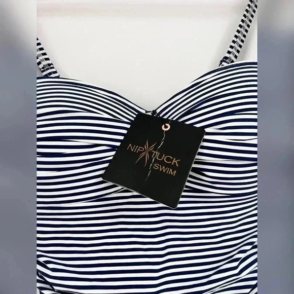 Niptuck Sorrento Stripe Joanne One Piece Swimsuit New Size 4 - Picture 6 of 7